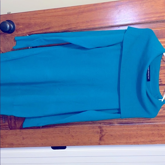 Ladies cowl neck tunic sweater dress - Picture 8 of 9